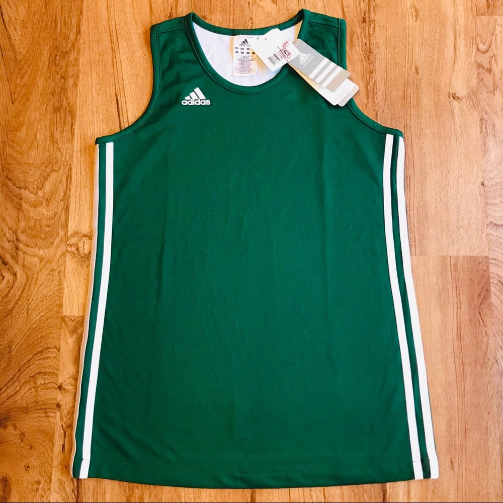 New Adidas Reversible Basketball Jersey Size S